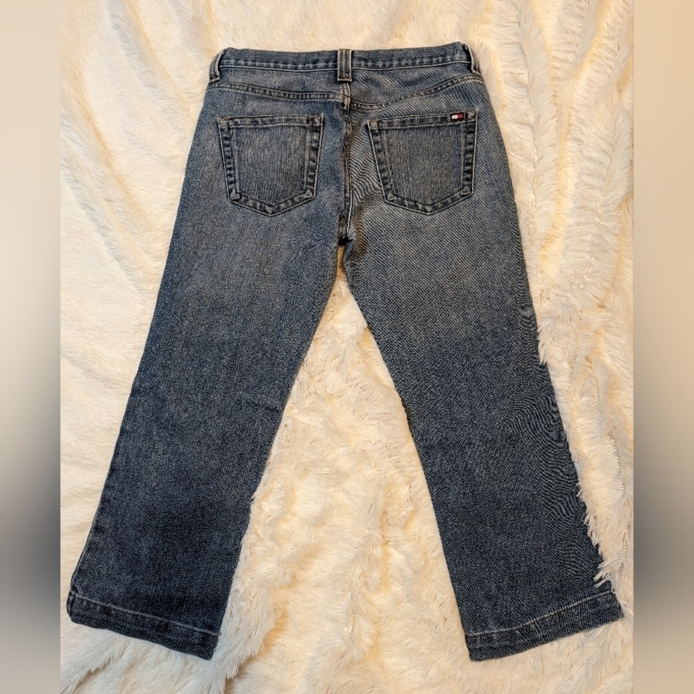 Tommy Hilfiger Cropped Midrise Jeans Misses SZ 8 - Picture 2 of 11